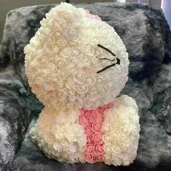 Hello Kitty Big Figure  Statue Flower Vintage Rare - Picture 3 of 16